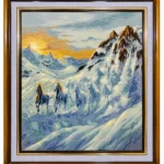 Winter Horses at Sunrise